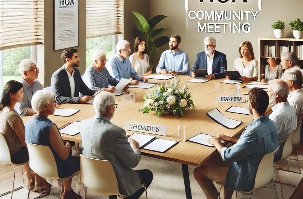 How to Best Deal with HOA Community Meeting Conflicts